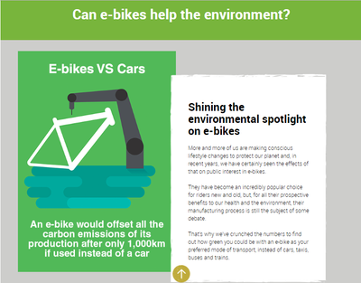 e-bikeは、どのように環境に貢献できるのでしょうか？